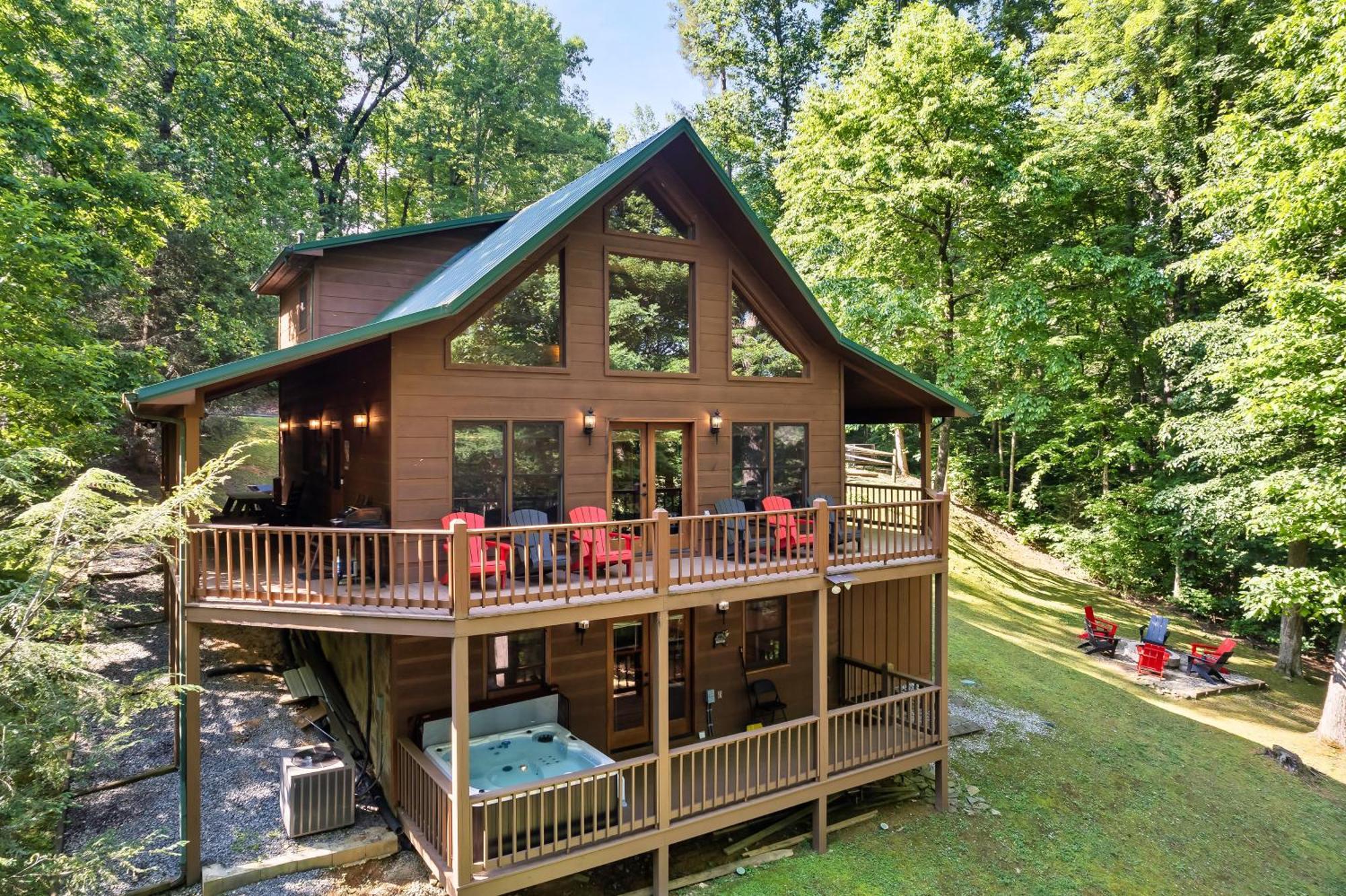 Peaceful Family Cabin With Hot Tub, Game Room, & More! Sevierville Buitenkant foto